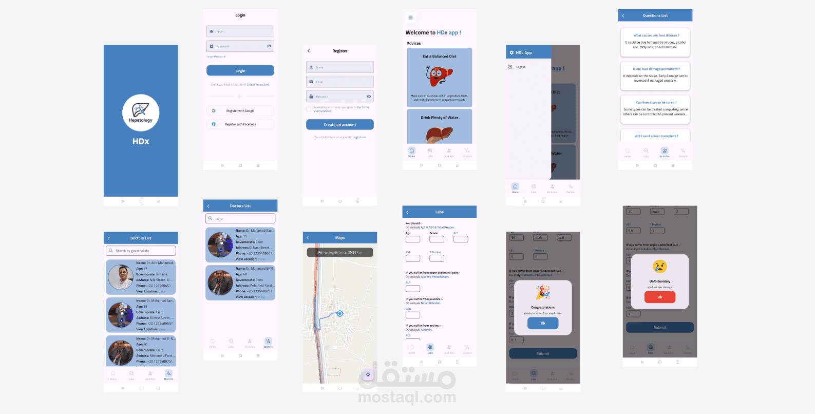 Liver Diagnosis App - تطبيق تشخيص امراض الكبد بالذكاء الاصطناعي