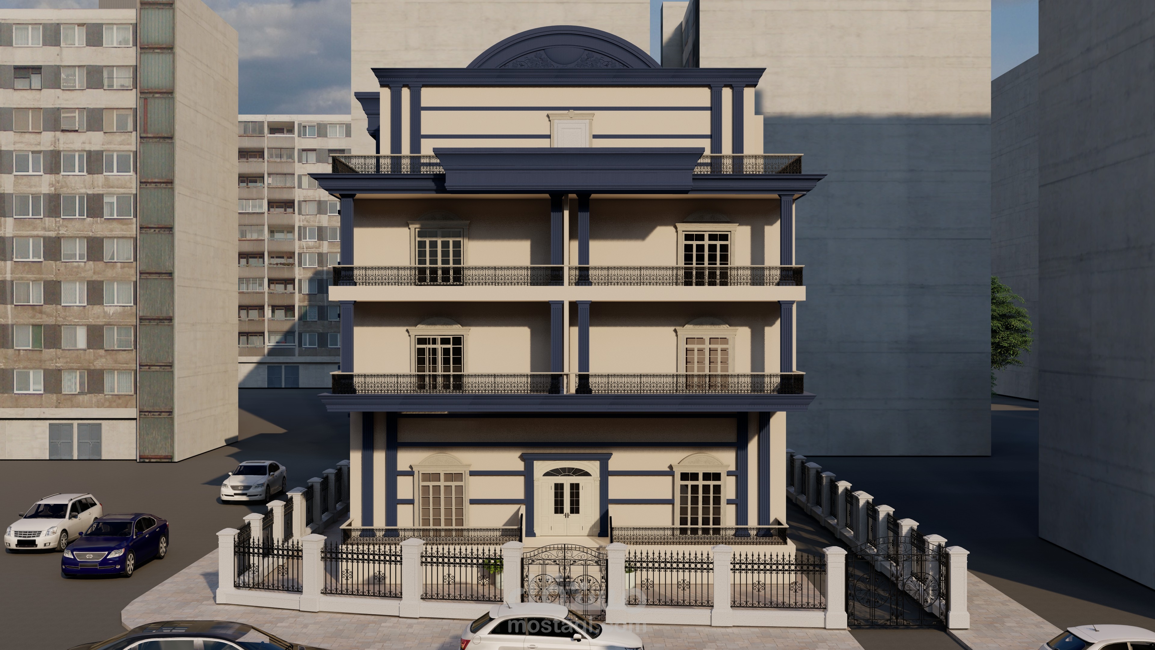 عمارة سكنية في التجمع الخامس