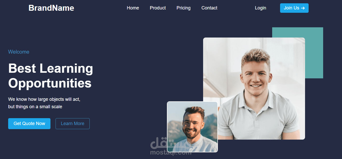 تطوير واجهة مستخدم (Front-End) متجاوبة لموقع دراجات احترافي