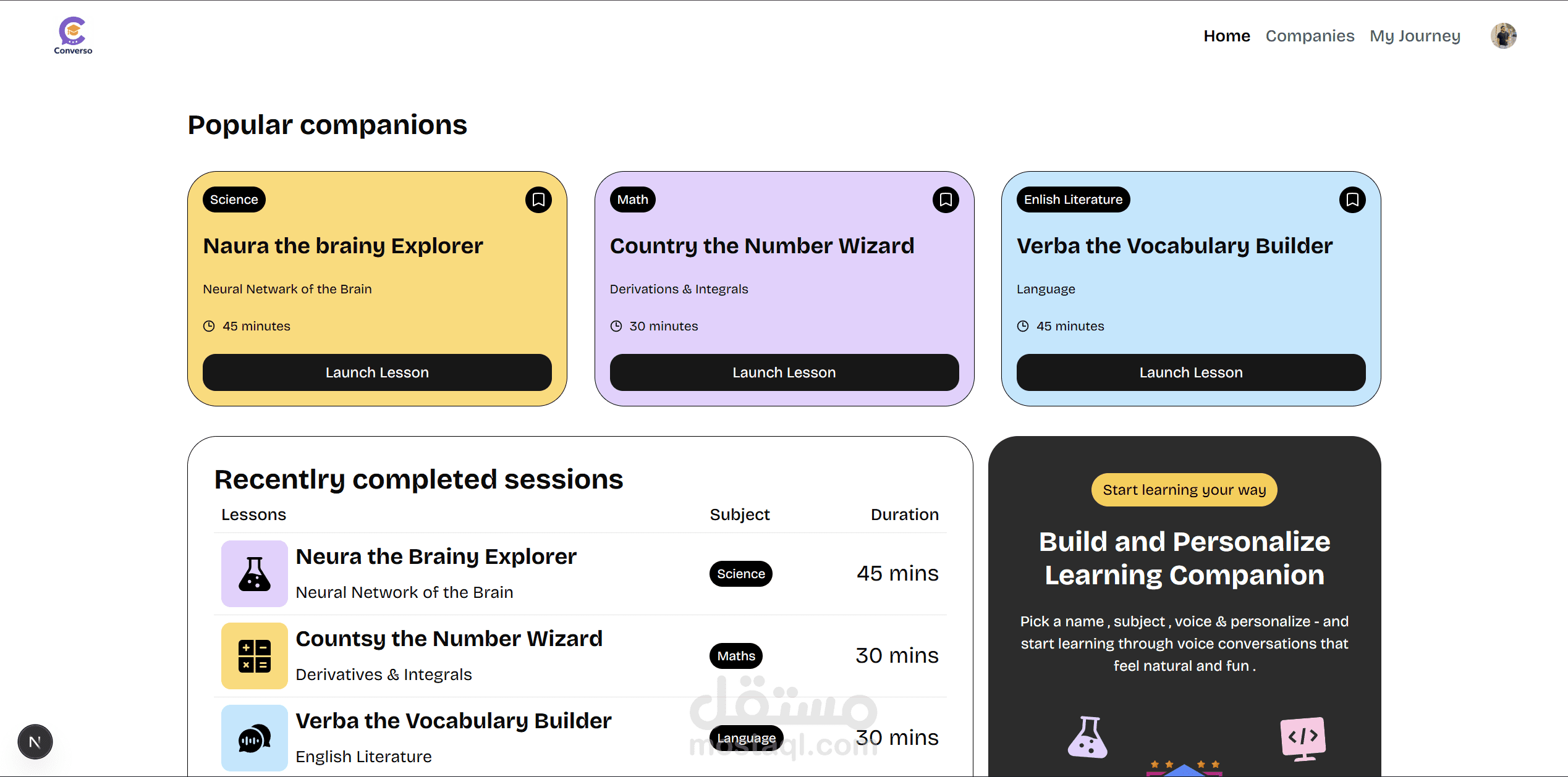 LMS SaaS App with AI Voice Tutoring