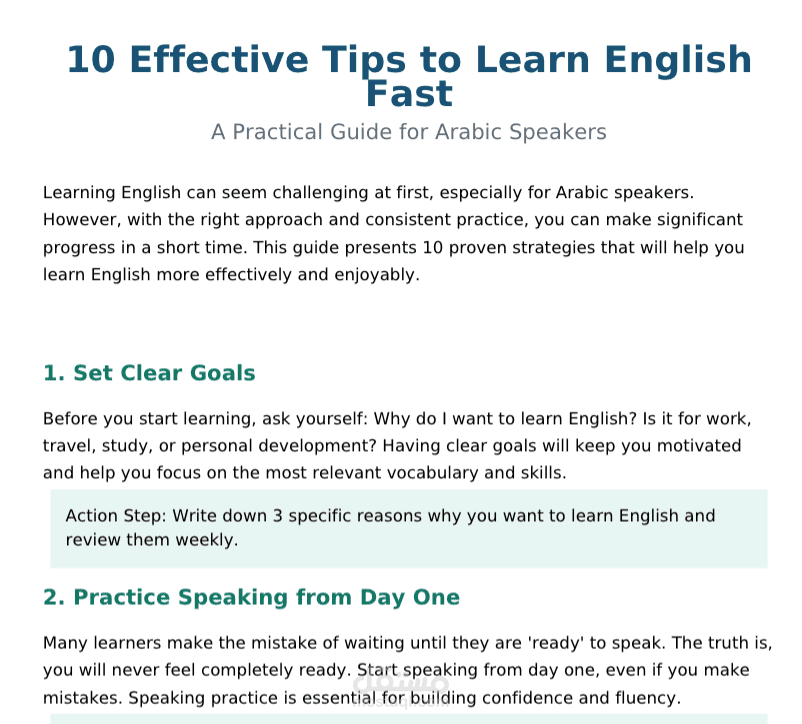 نموذج درس تعليمي - قواعد الأزمنة في اللغة الإنجليزية