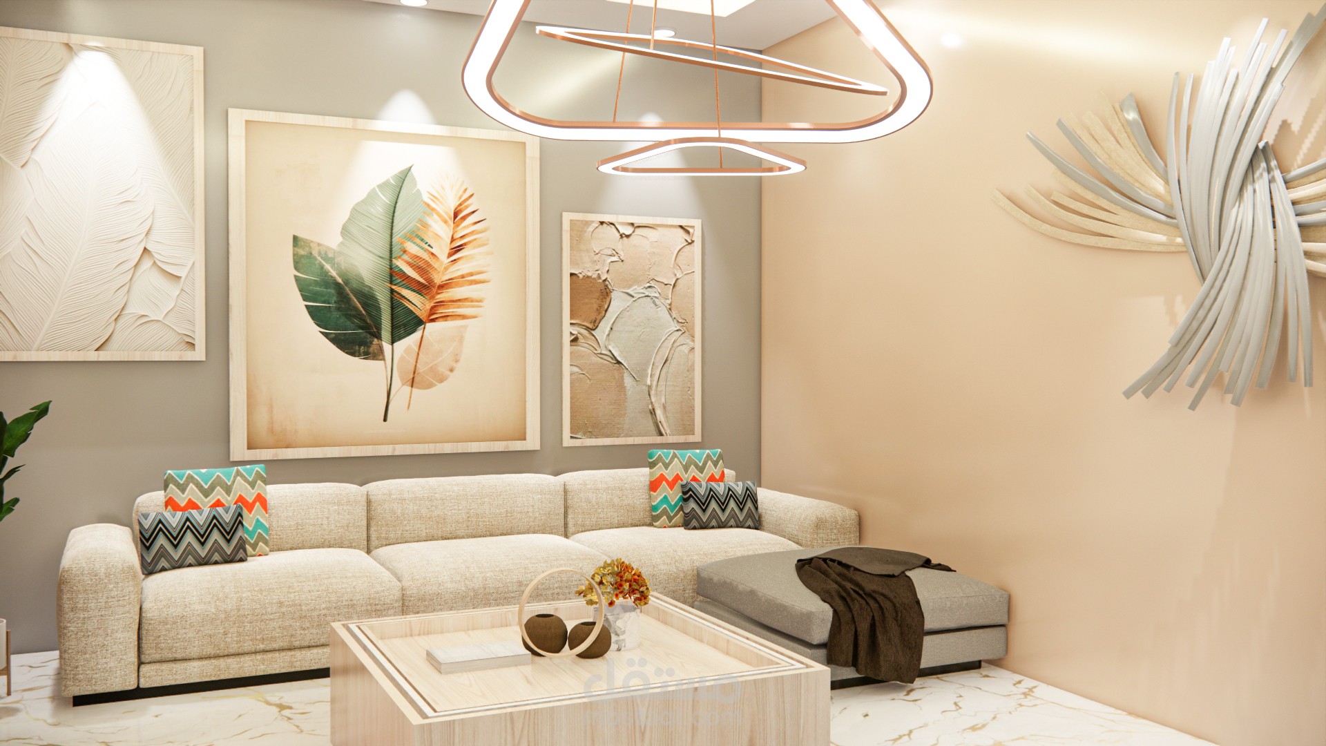 تصميم غرفة ضيوف