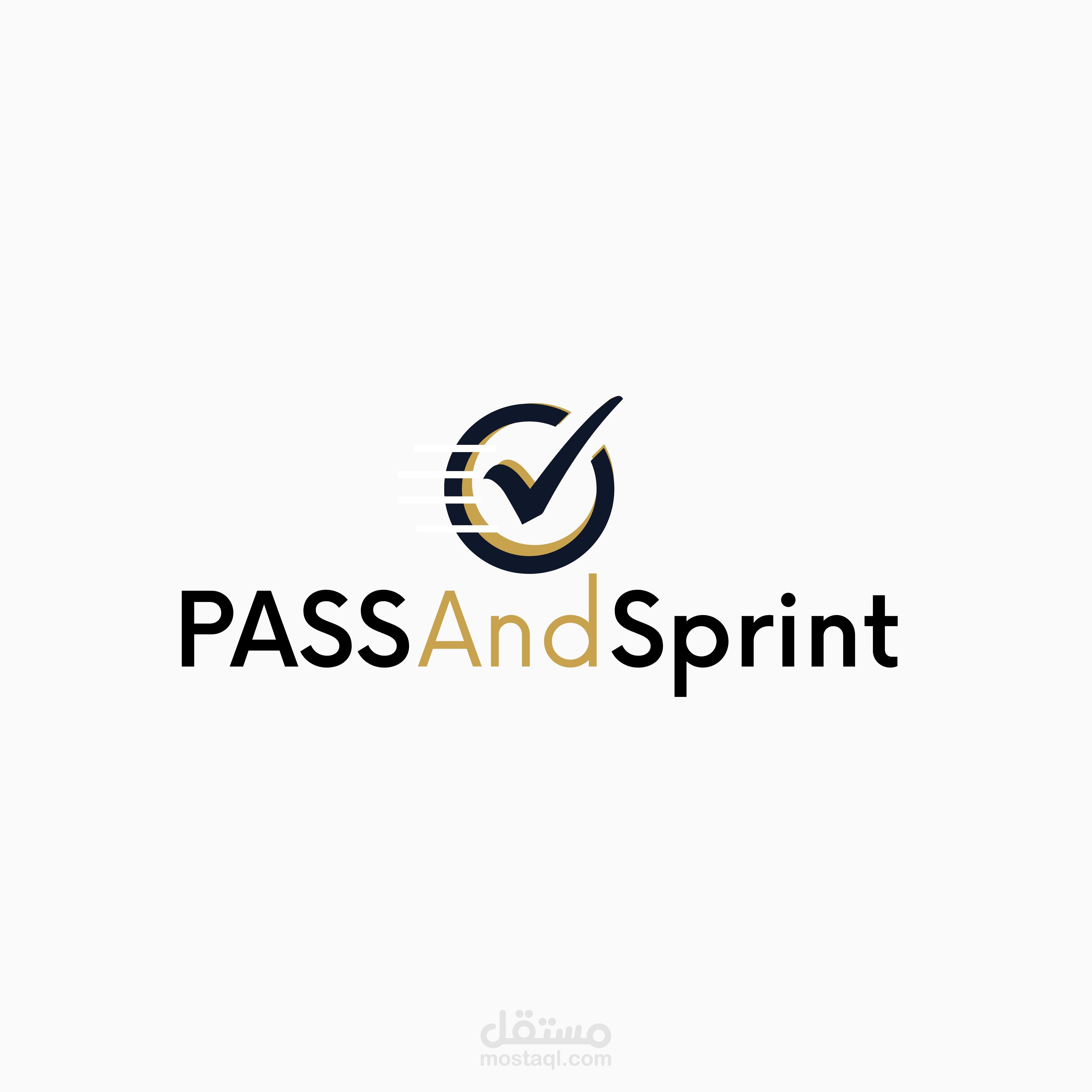 تصميم شعار احترافي لعلامة PASS And Sprint