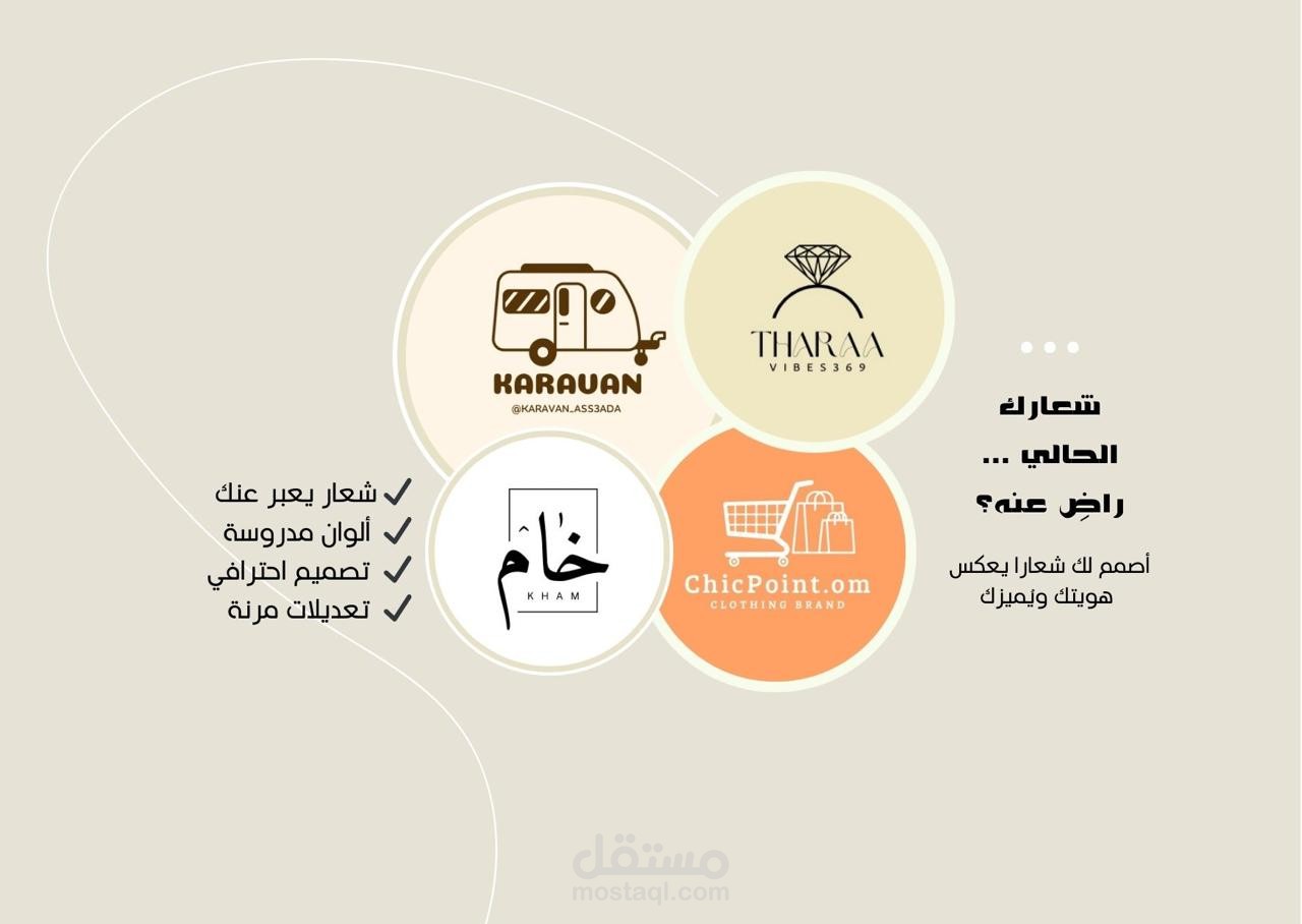 تصميم شعار احترافي يعزز حضور علامتك التجارية