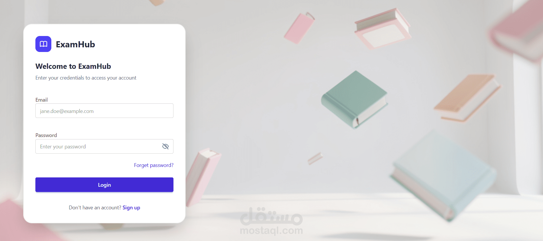 Online Examination System | UI Design & Frontend Development