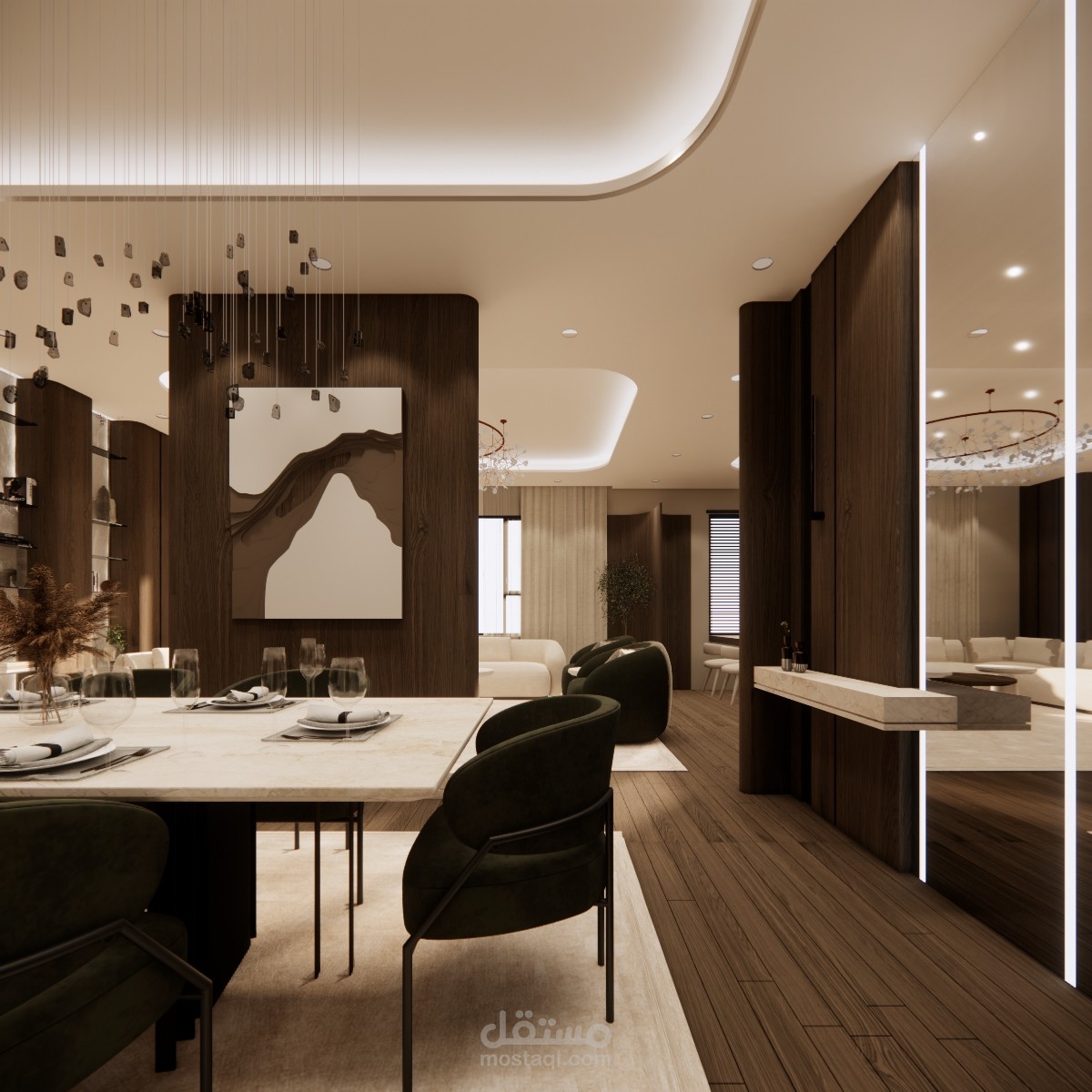 Modern Organic Open-Plan Design