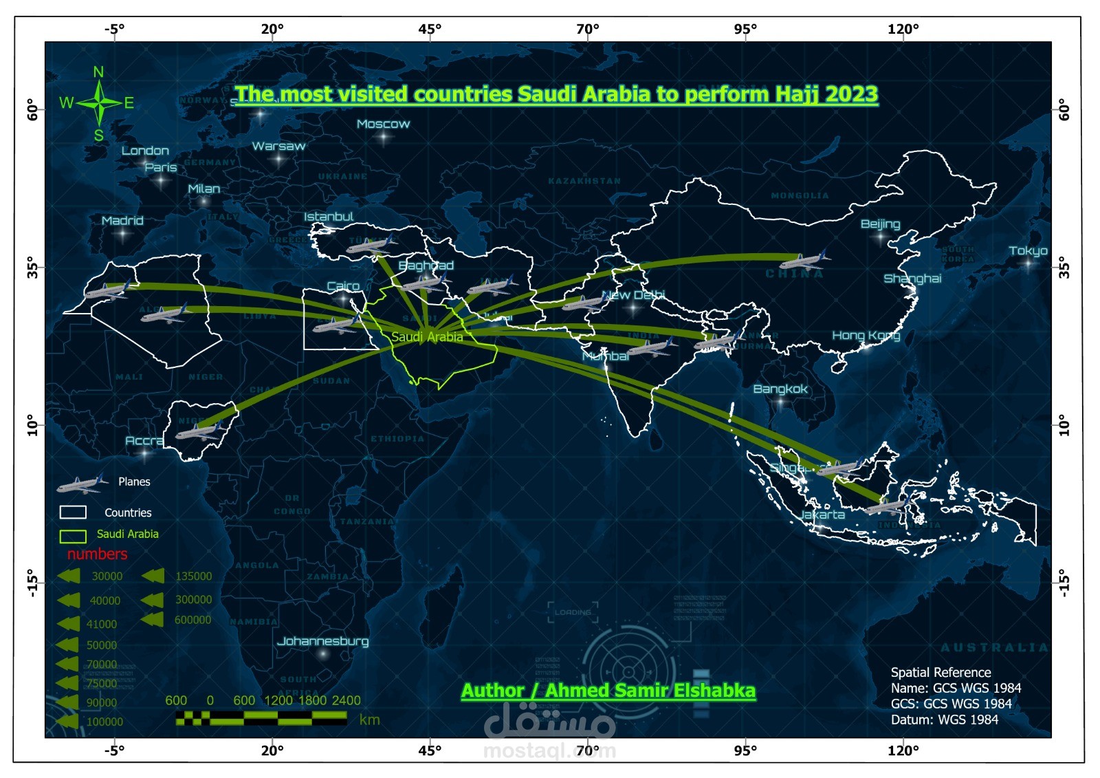 خريطه  FLOW MAP
