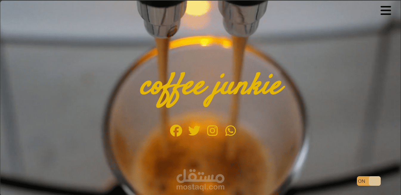 Coffee Landing Page