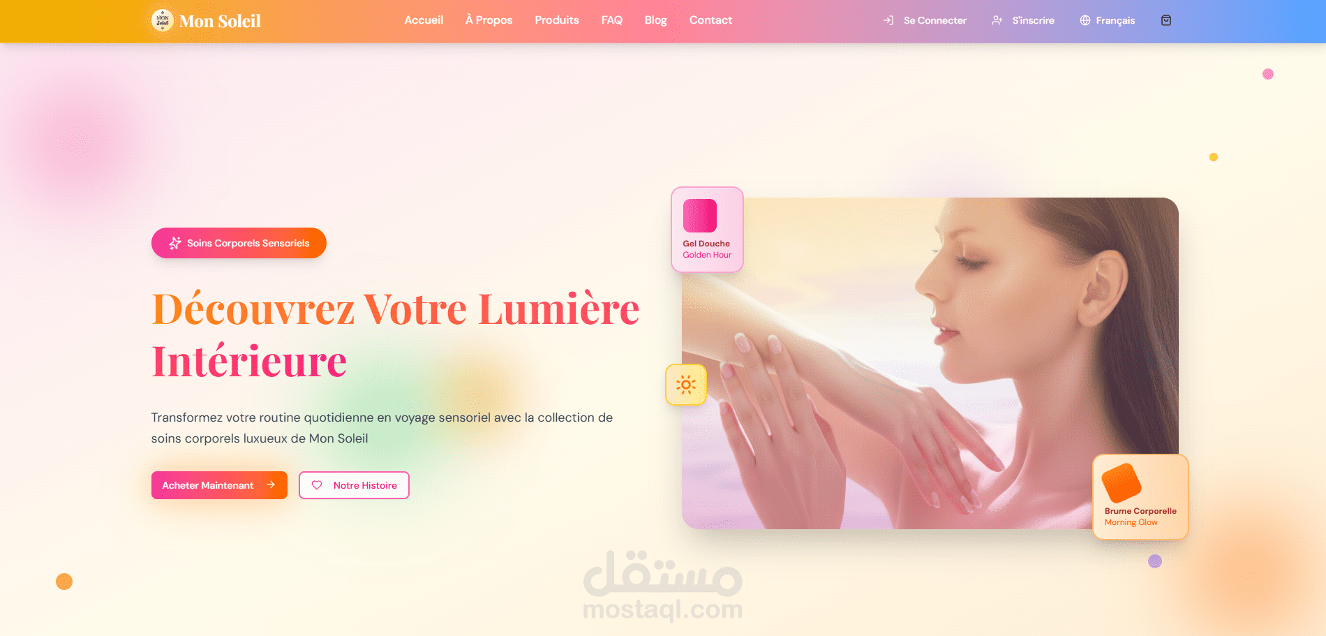 تطوير موقع MonSoleil.dz