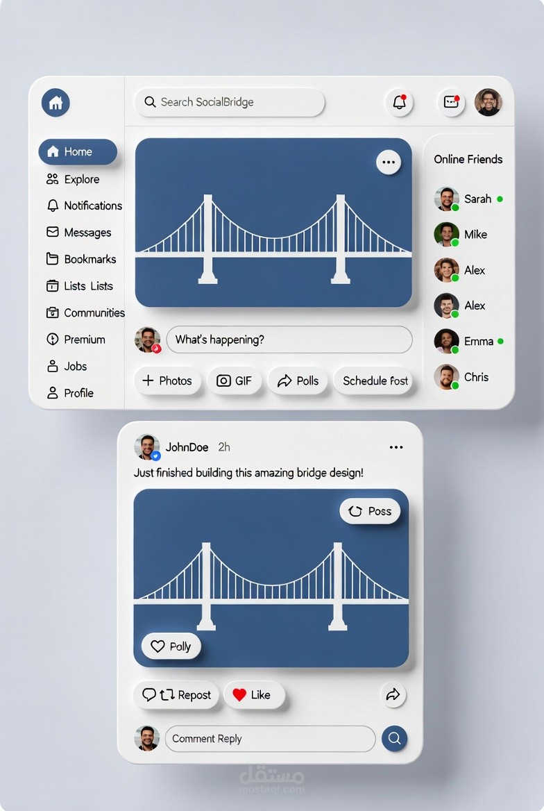 مشروع SocialBridge