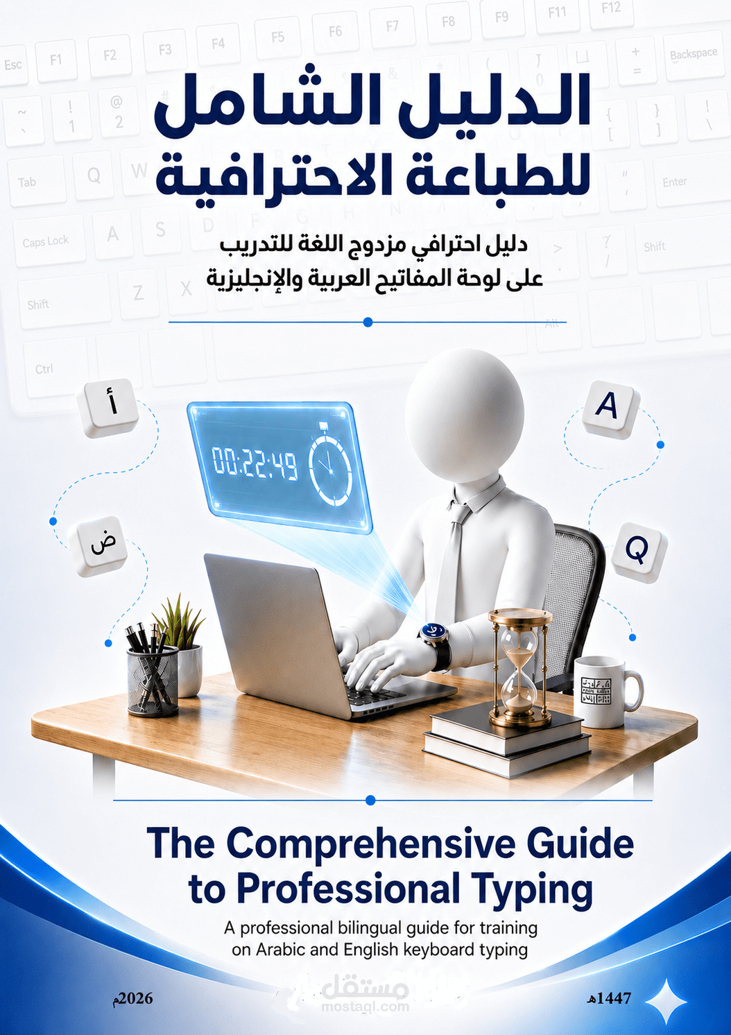 برنامج تدريبي لتطوير مهارات الطباعة السريعة باللغتين العربية والإنجليزية