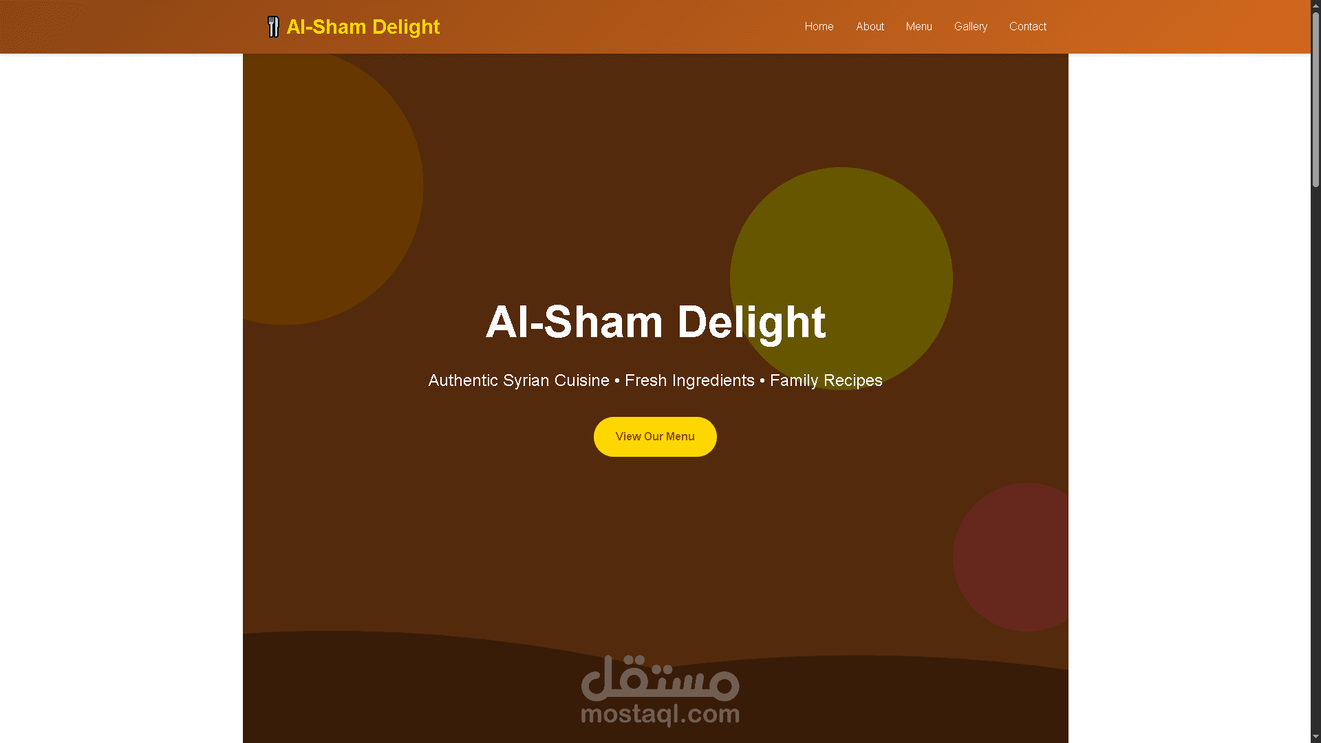 Modern Restaurant Website Design (Responsive + Interactive UI) – HTML, CSS, JavaScript