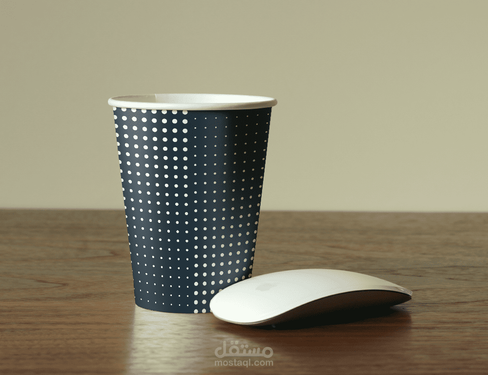 تصميم أكواب ورقية