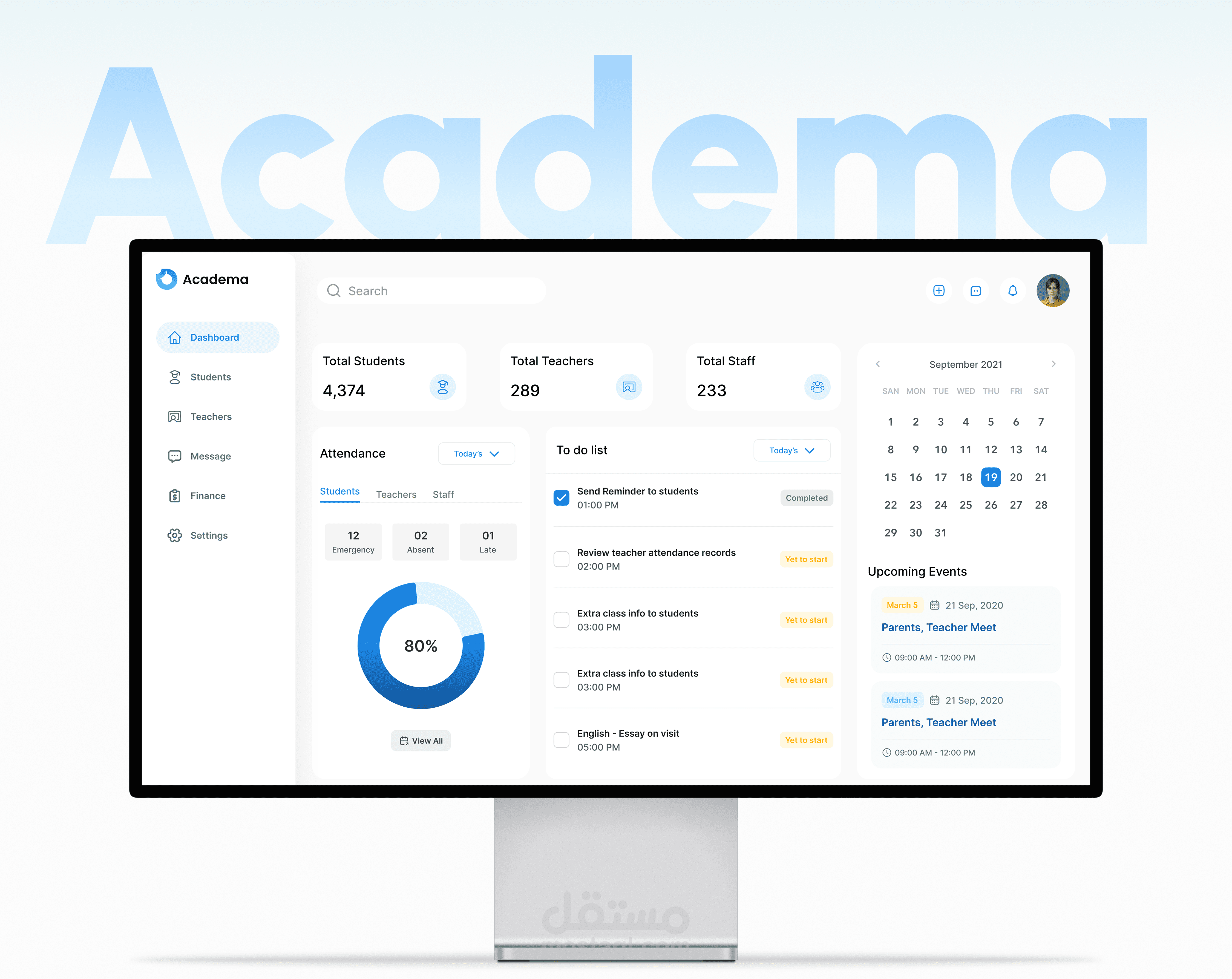 Academa is a modern school management