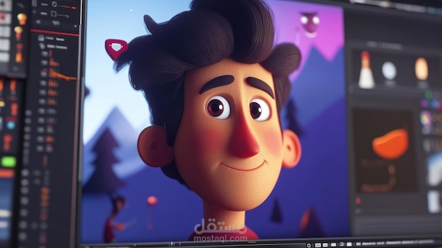 تصميم لوجو انيميشن احترافي