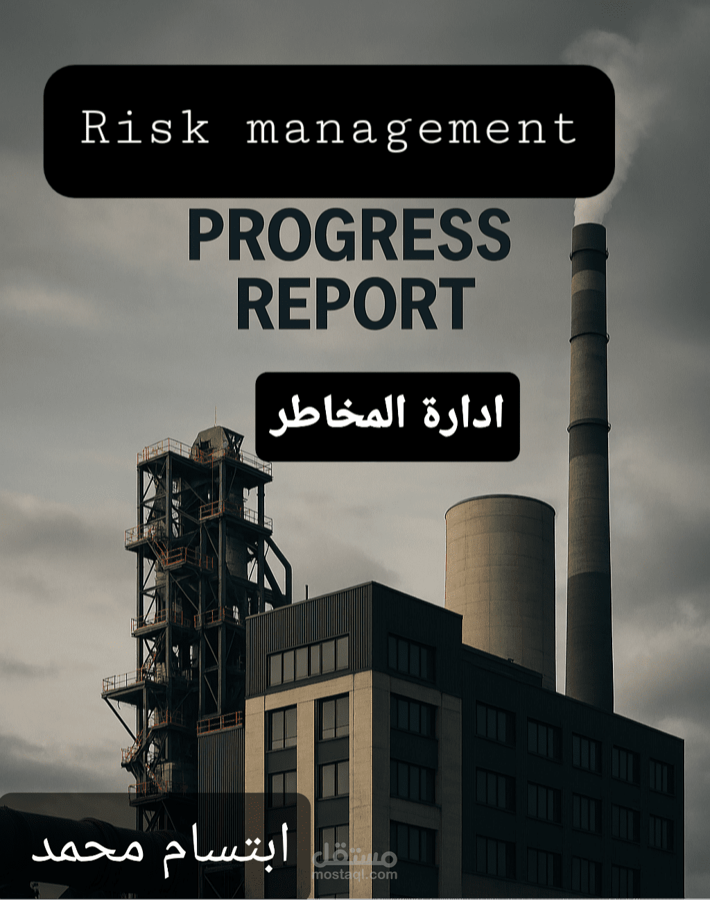 تقرير إدارة المخاطر - التقارير التنفيذية الاحترافية