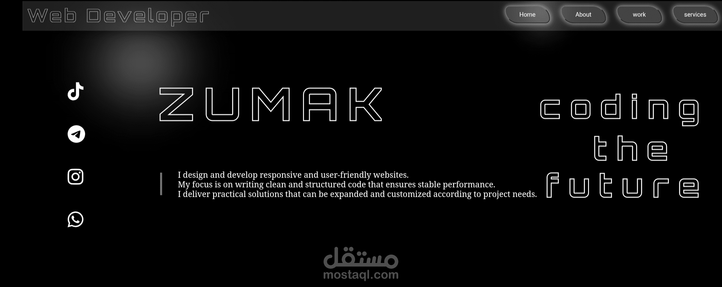 Personal Portfolio Website – Frontend Developer