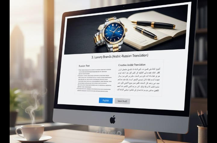 تطوير عمل تسويقي لبراند ساعات روسيه فاخره