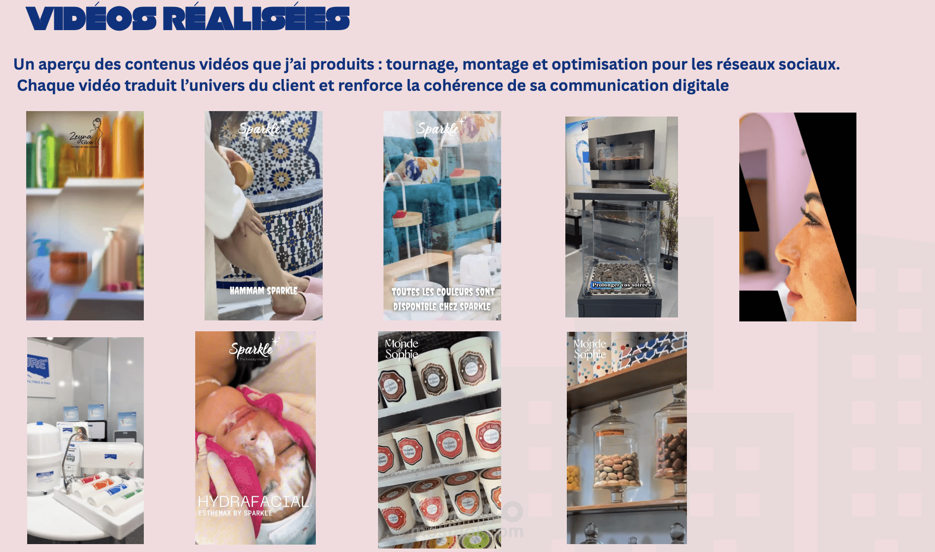 Production de contenus vidéo pour les réseaux sociaux