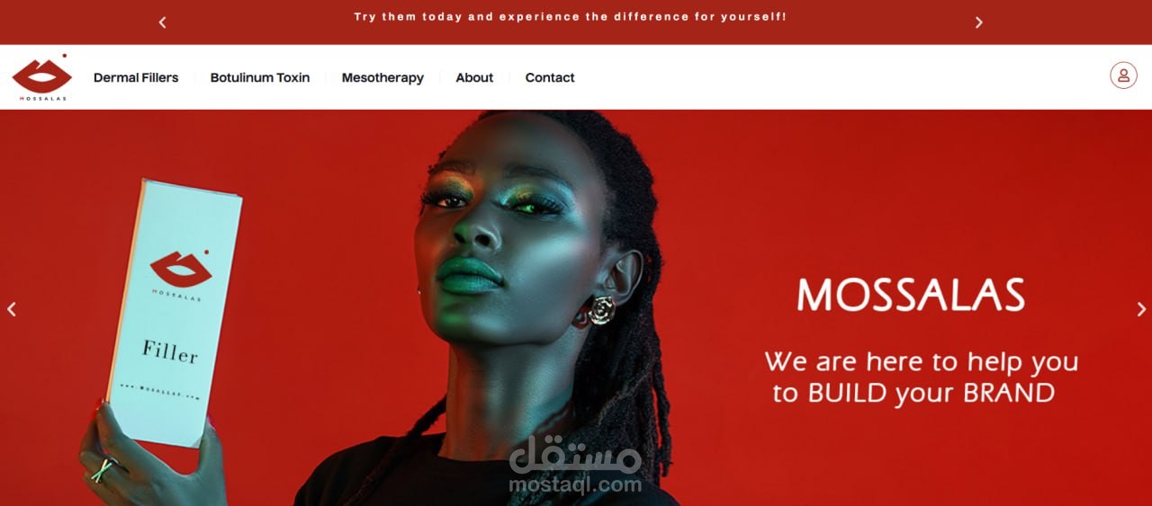 Mossalas – Professional Website for Aesthetic & Medical Beauty Products