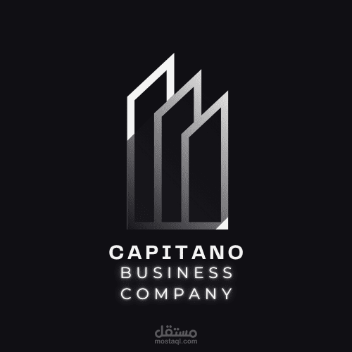 Black White Modern Business Company Logo
