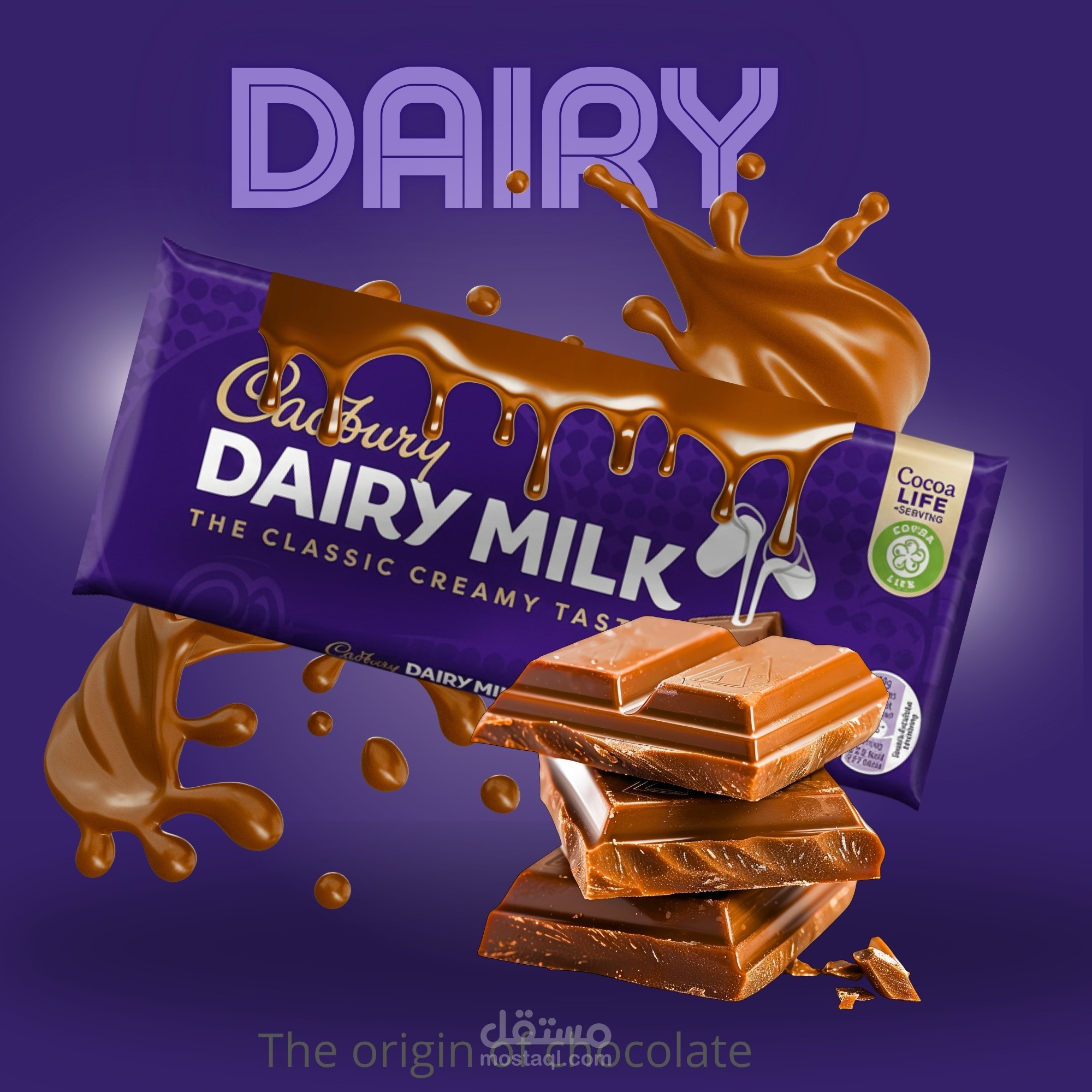 اعلان شوكولاتة