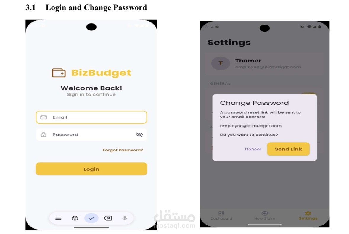 Bizbudget App