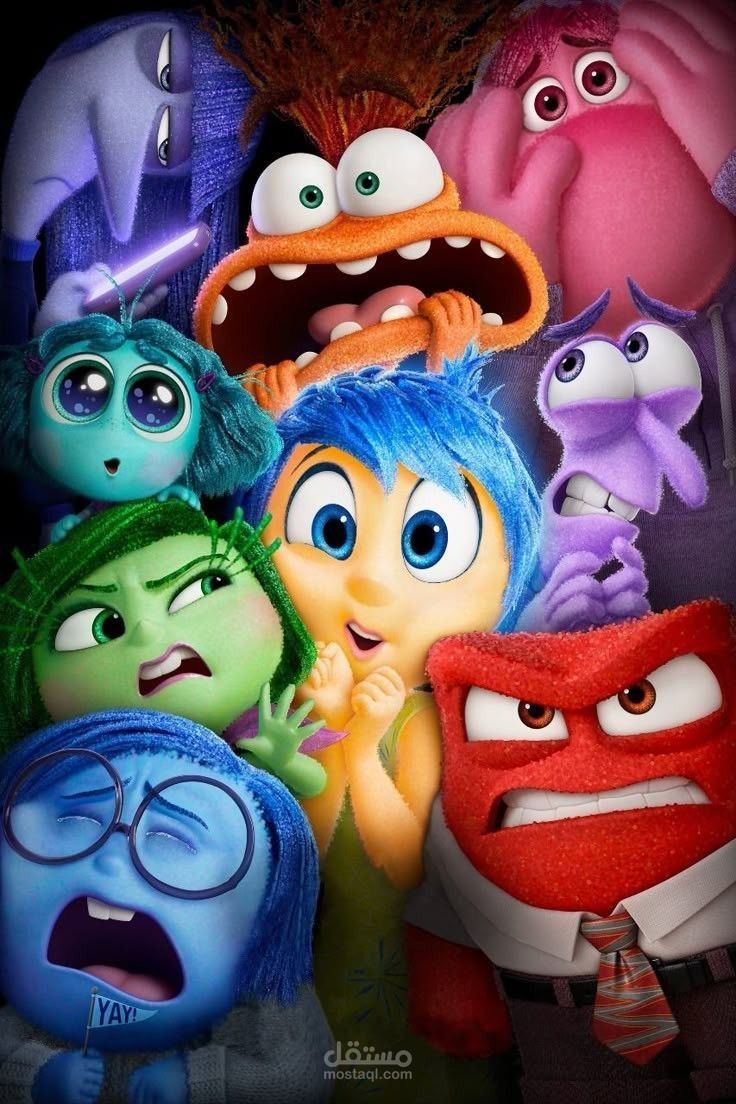 ترجمة مشهد من فيلم الكرتون Inside Out 2