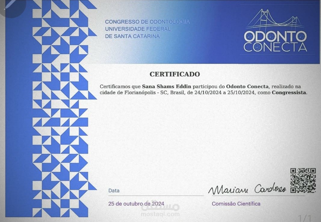 Participation in Odonto Conecta Dental Congress – UFSC