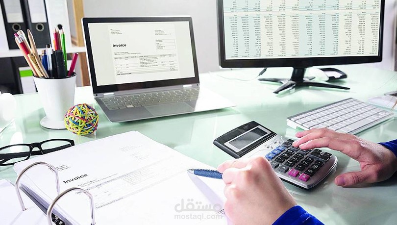 إدخال القيود المحاسبيةو إعداد القوائم المالية  باحتراف