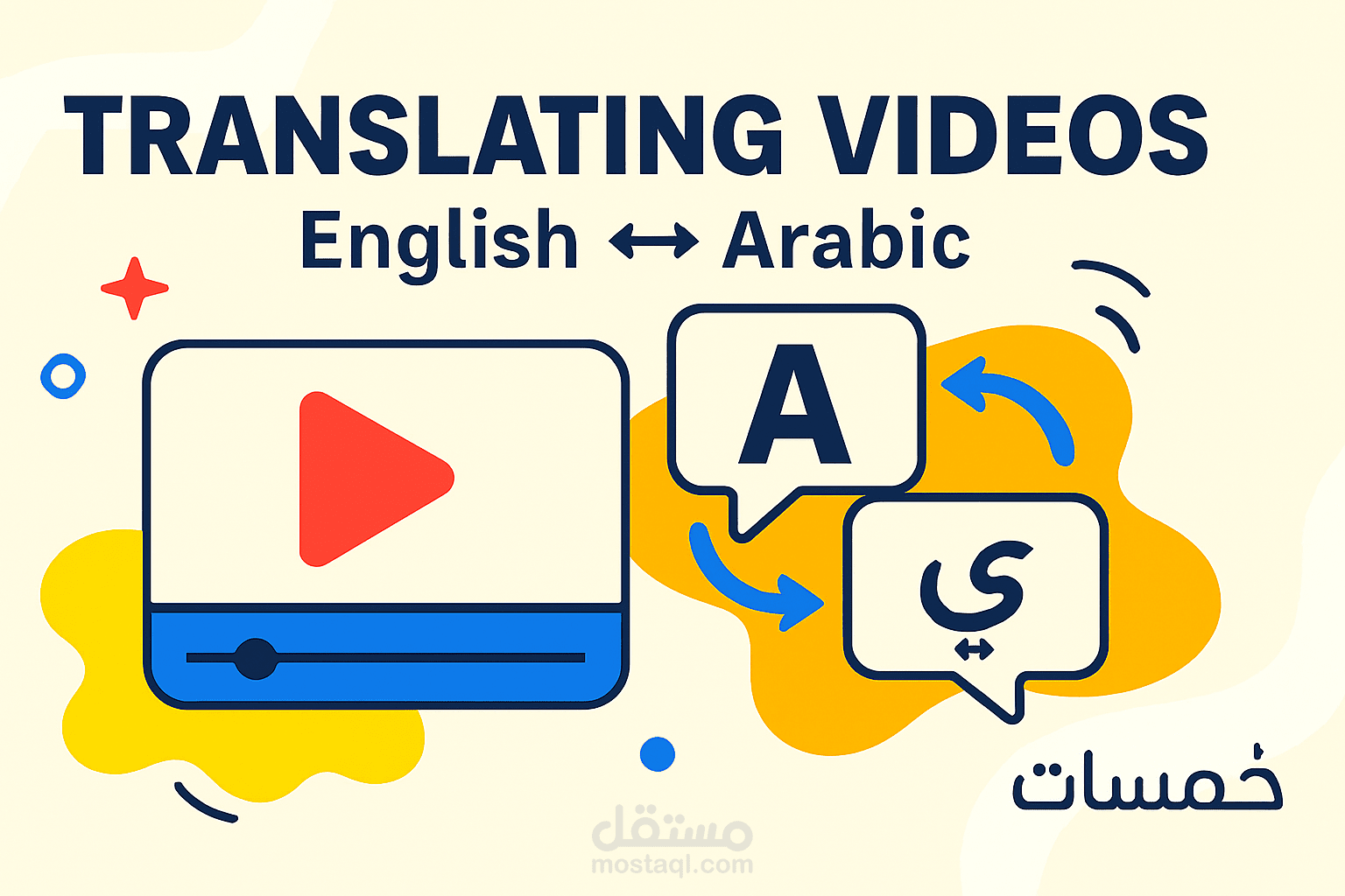 ترجمة نصوص ، ترجمة فيديو ، كتابة تقارير ، تصميم باور بوينت