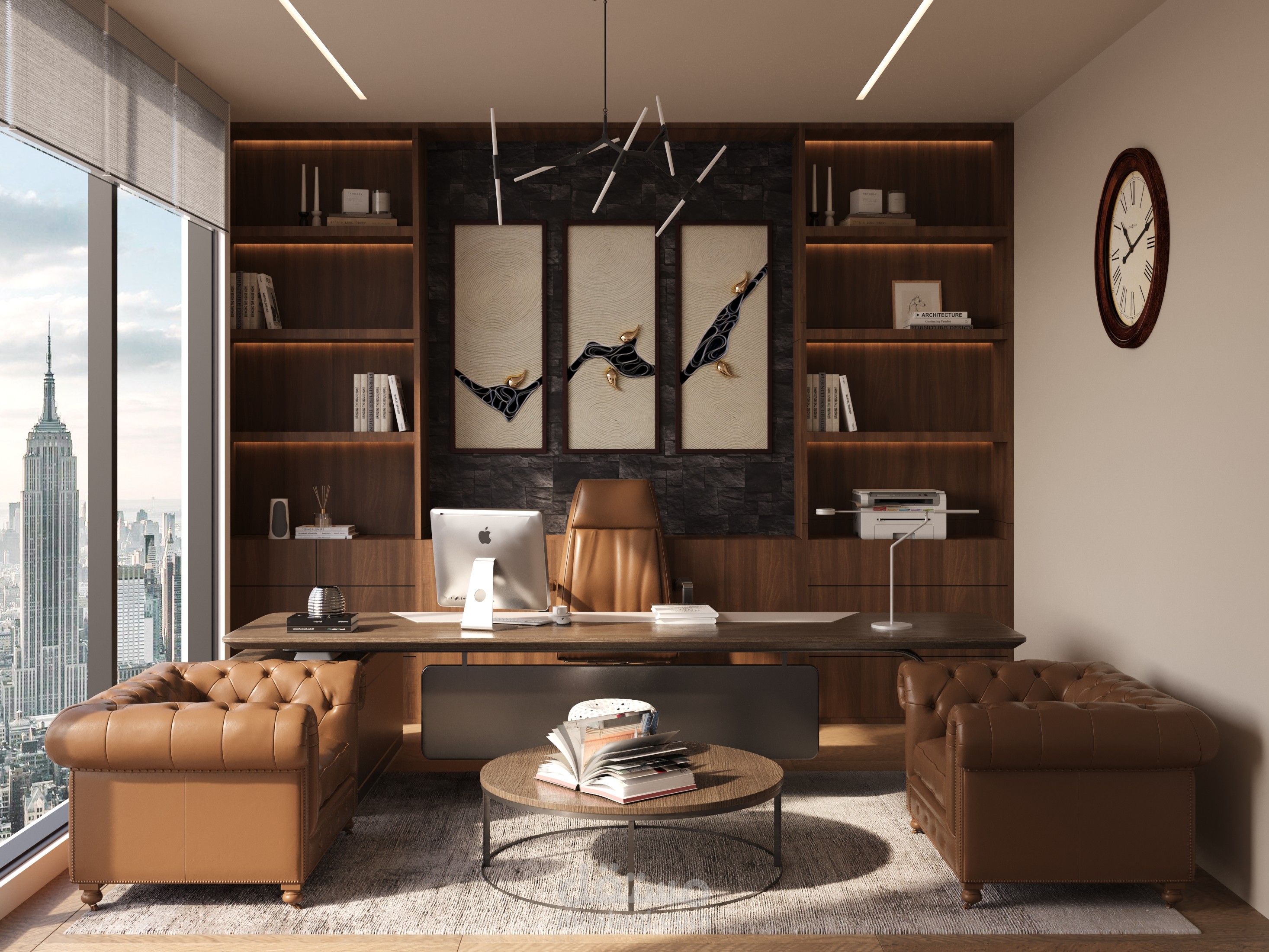 تصميم دخلي لمكتب