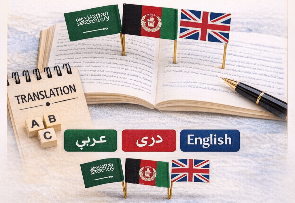 Multilingual translation: Arabic, English and Persian