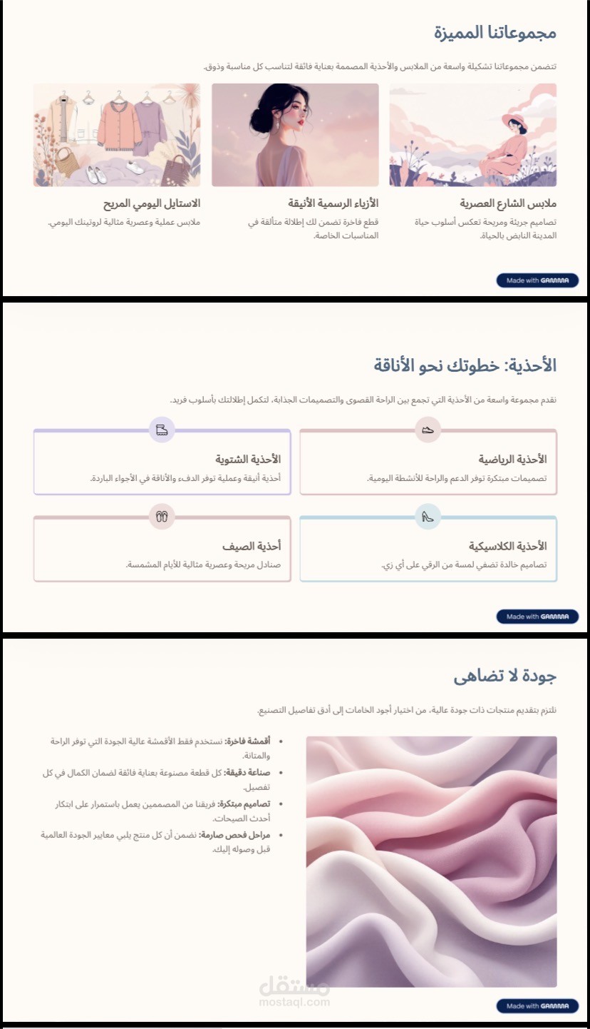 عمل بوربوينت لمؤسسة و لأشخاص