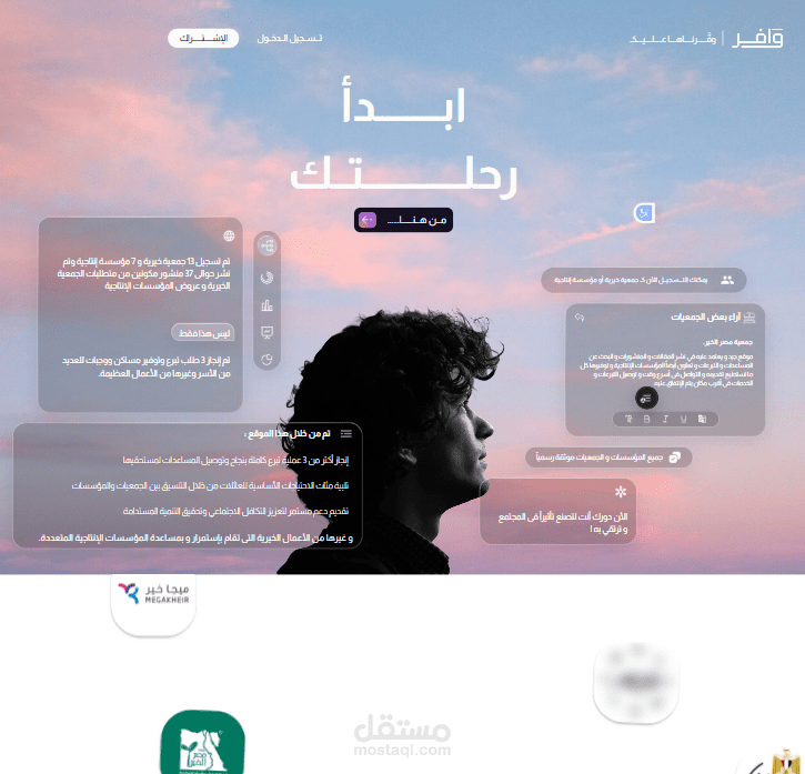 Waffer – منصة لتبادل الموارد بين المؤسسات الخيرية والجهات المانحة