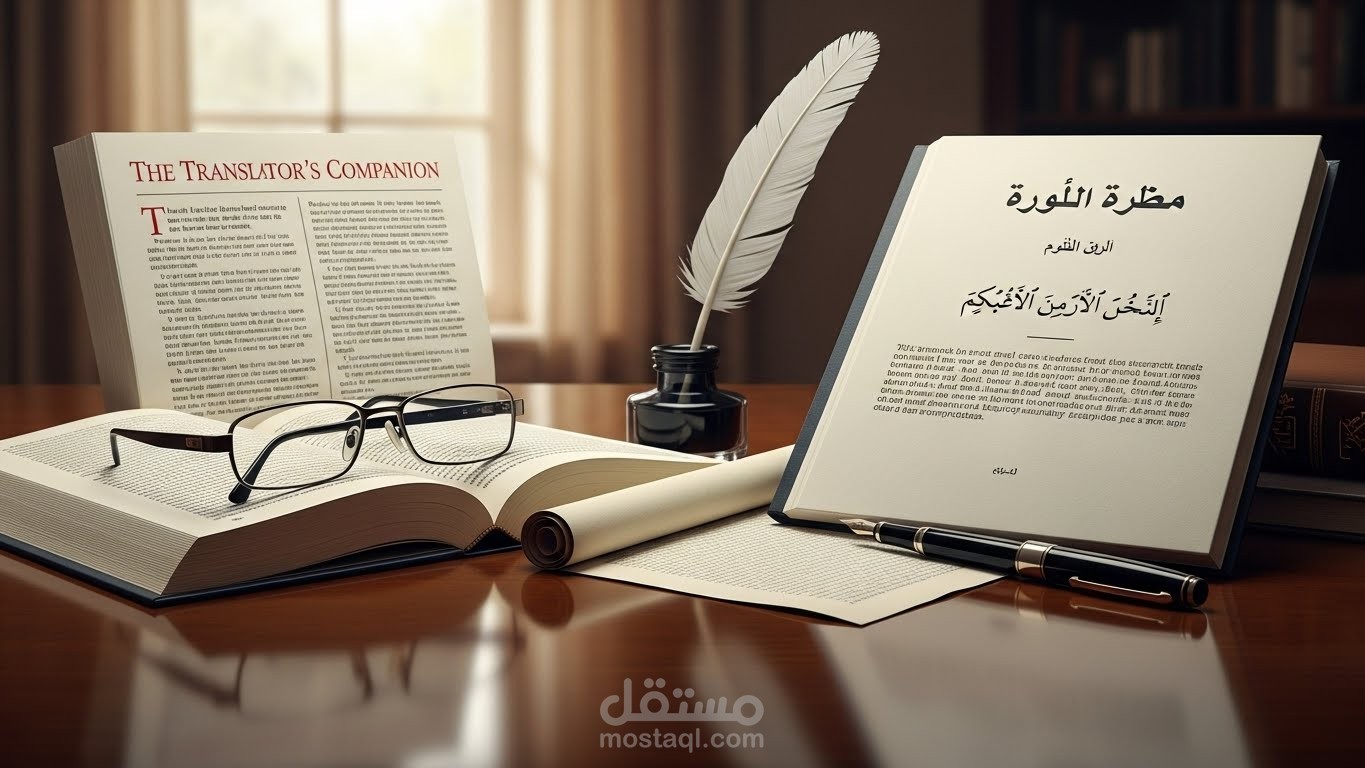 ترجمة نص من الإنجليزية إلى العربية بدقة عالية