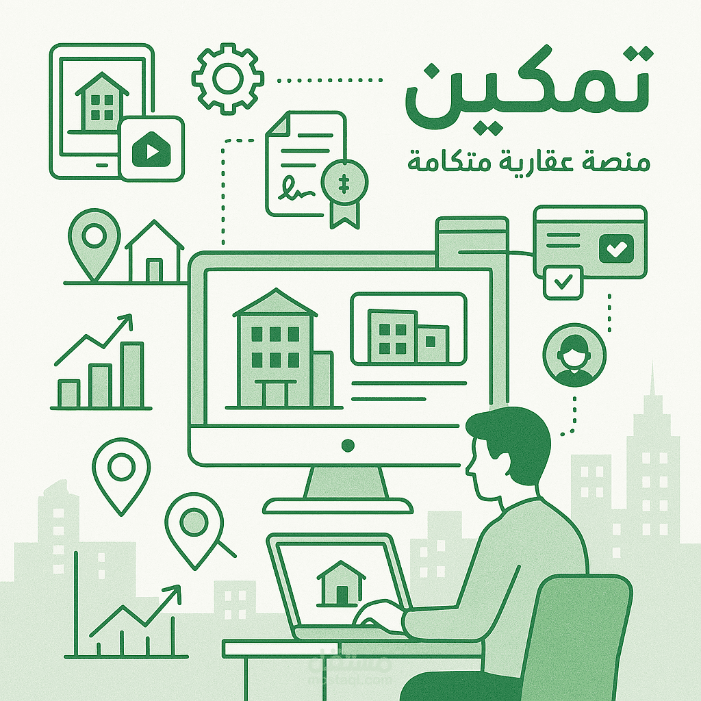 إنشاء موقع لإكتروني لمنصة عقارية