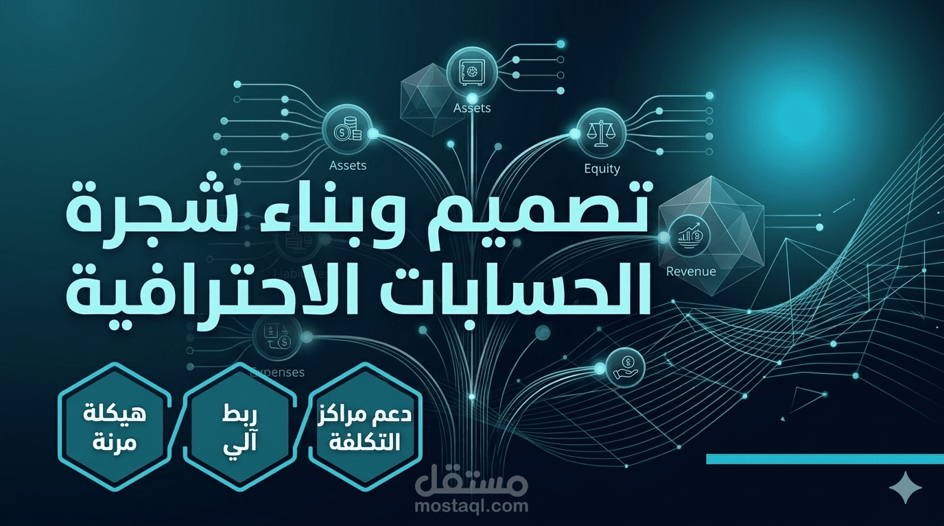 تصميم وبناء شجرة حسابات (COA) احترافية متوافقة مع الأنظمة المحاسبية (ERP)