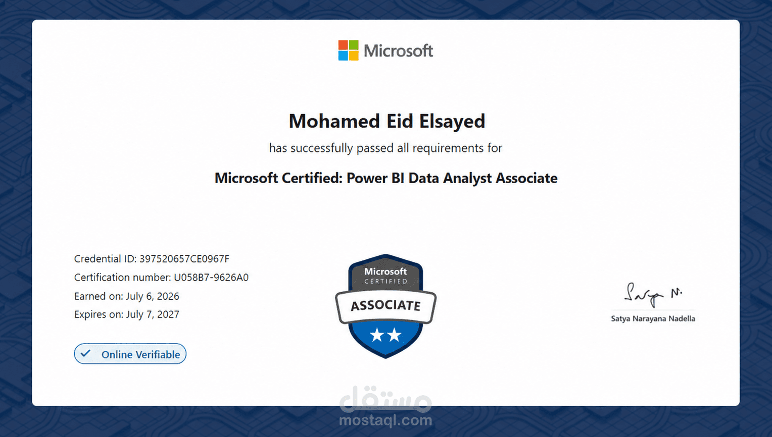 Microsoft Certified: Power BI Data Analyst Associate (PL-300)