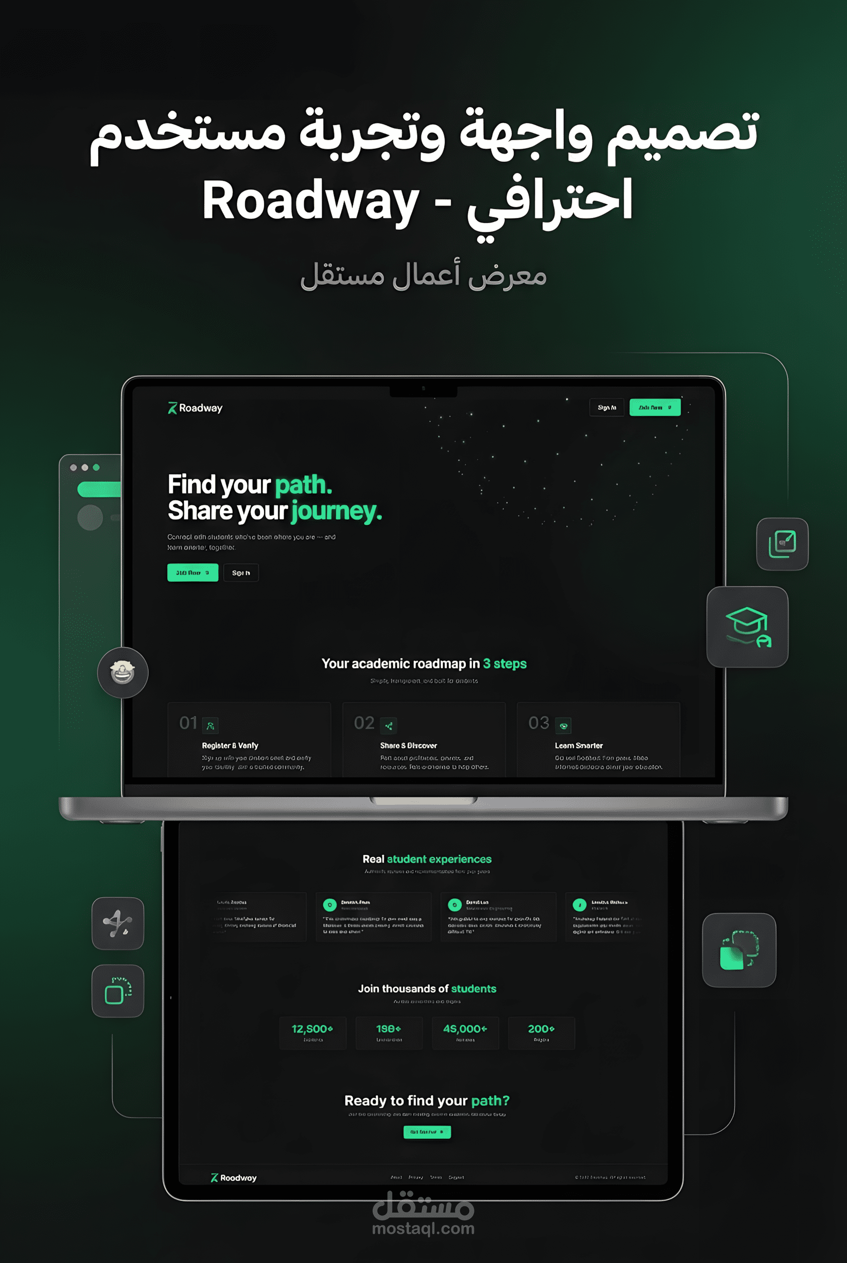 تطوير منصة Roadway - التعليمية المتكاملة | Full Stack MERN Application - saas