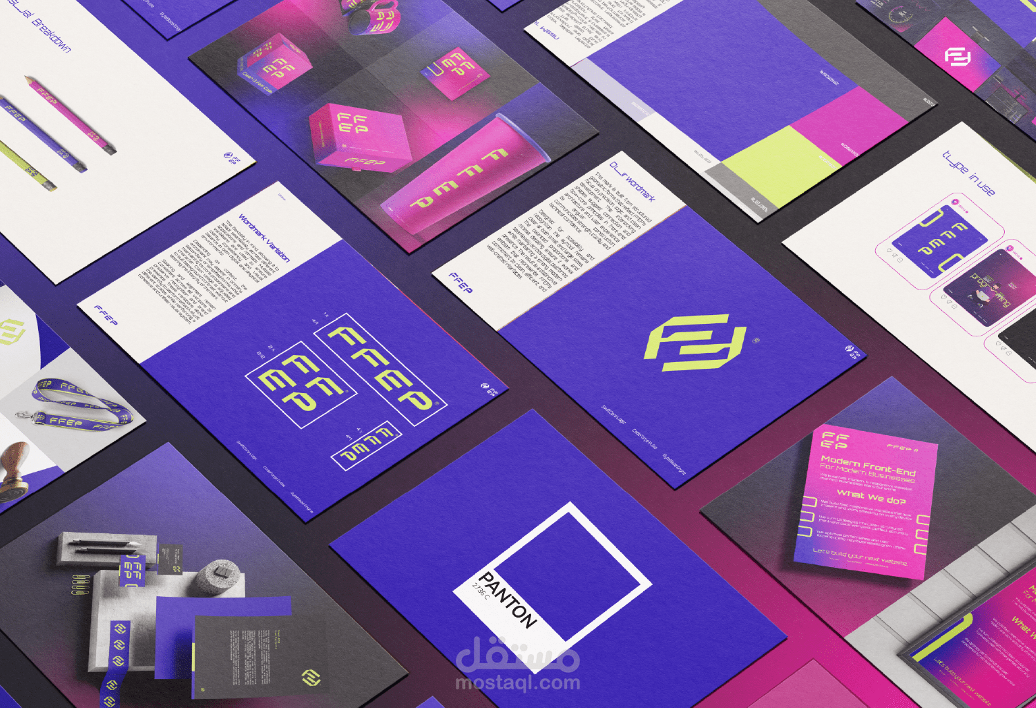 تصميم هوية بصرية متكاملة لشركة برمجة وتطوير مواقع