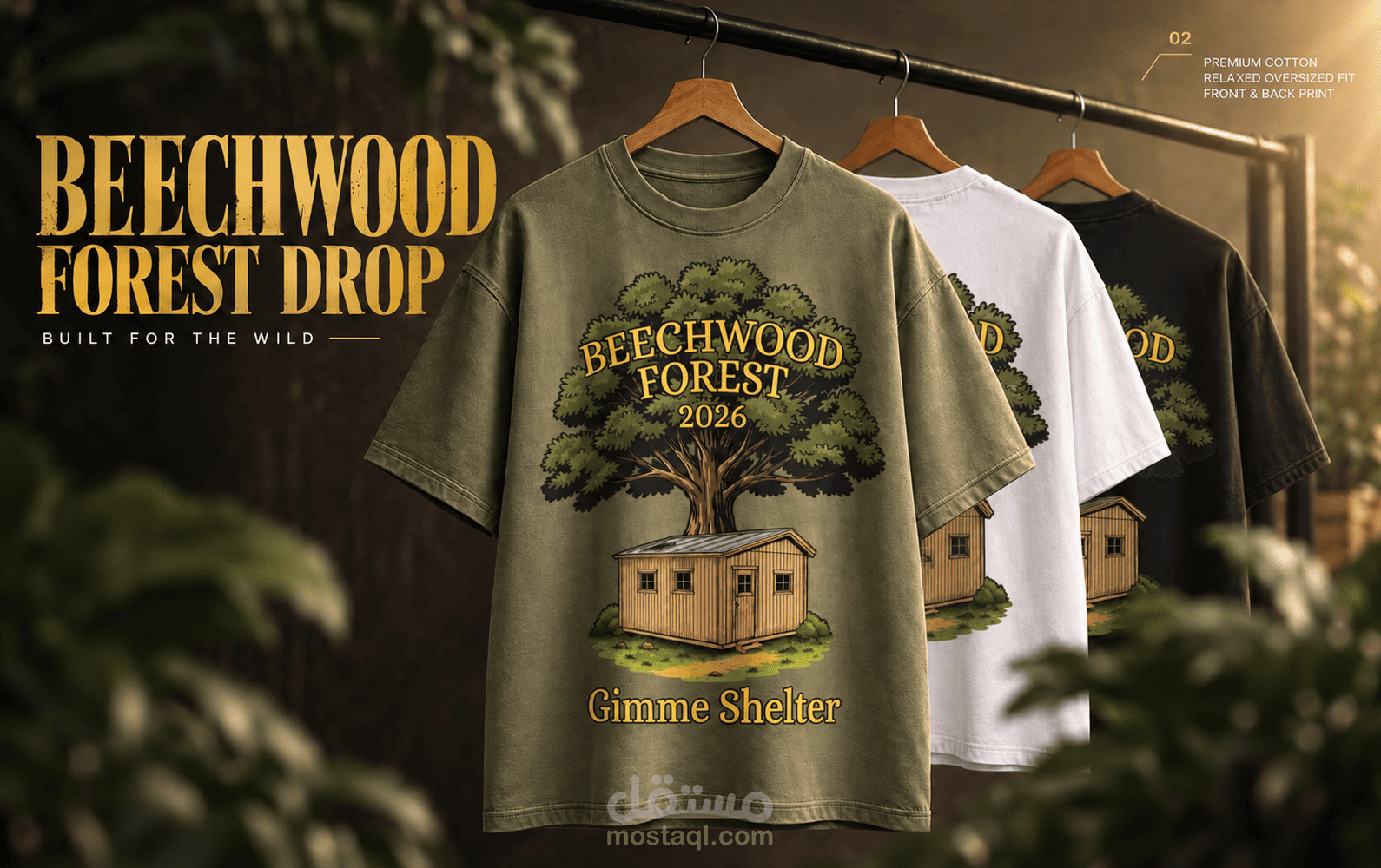 تصميم تيشيرت لعلامة Beechwood التجارية | T-Shirt Design for Beechwood Brand