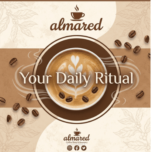 شعار لكافيه باسم المارد