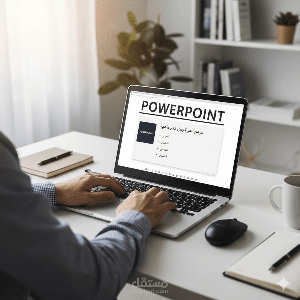 إعداد وتنسيق عروض PowerPoint بطريقة منظمة