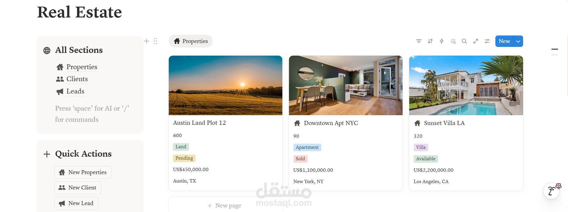 Real Estate