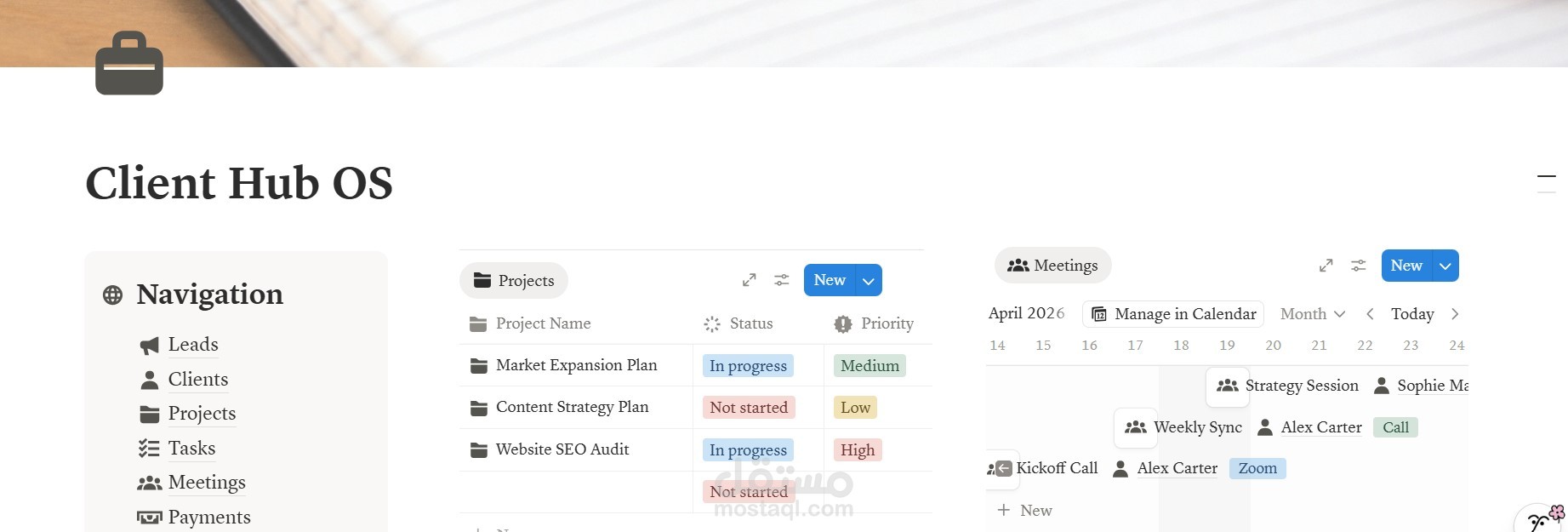 Client Hub OS