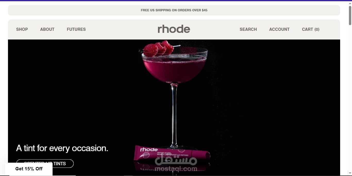 تصميم وتطوير متجر إلكتروني لمستحضرات تجميل باستخدام Shopify، مع تنفيذ كامل من إعداد المتجر وحتى تكامل بوابة الدفع وتجربة شراء سلسة وآمنة.