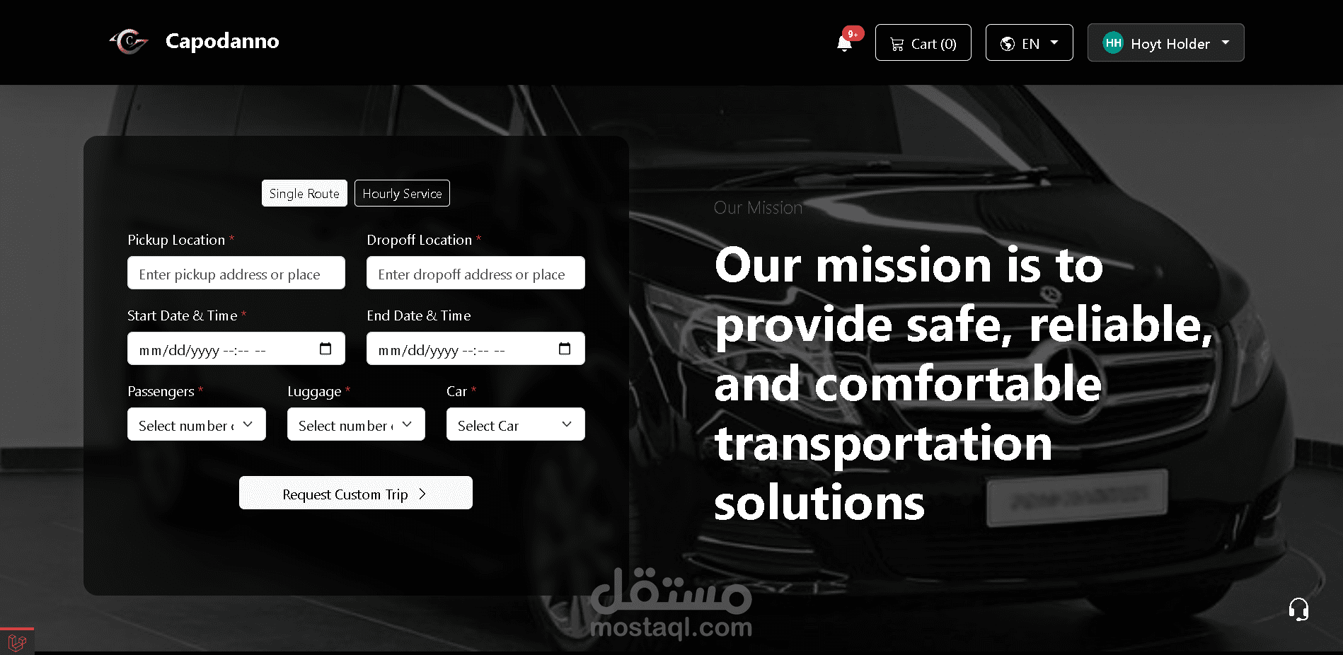 Transportation & Car Rental Booking Platform (Laravel)