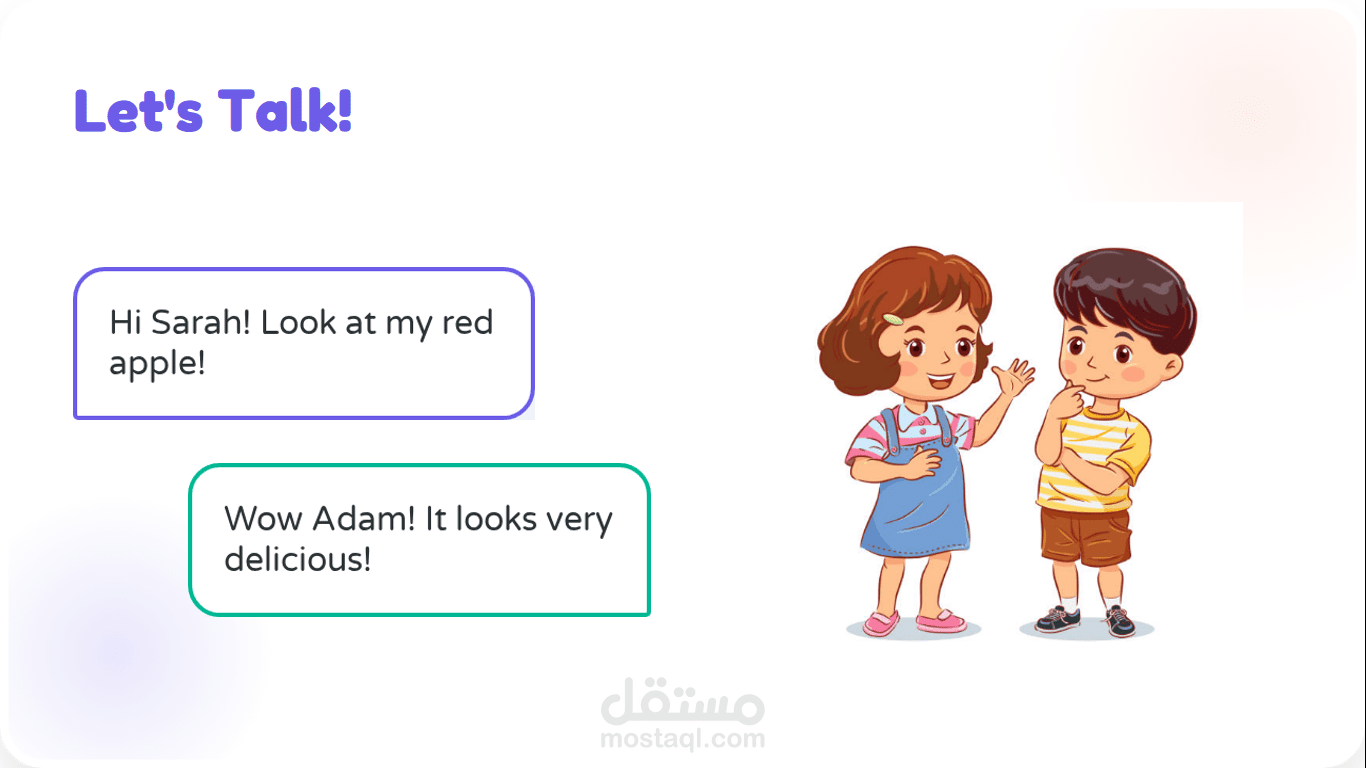 تصميم قالب تعليمي تفاعلي للأطفال باللغة الإنجليزية | PowerPoint + ألعاب وأنيميشن