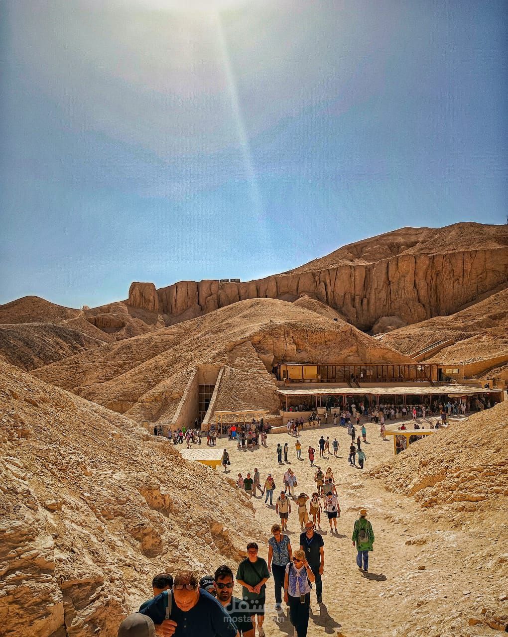 صورة تم التقاطها في الأقصر في وادي الملوك